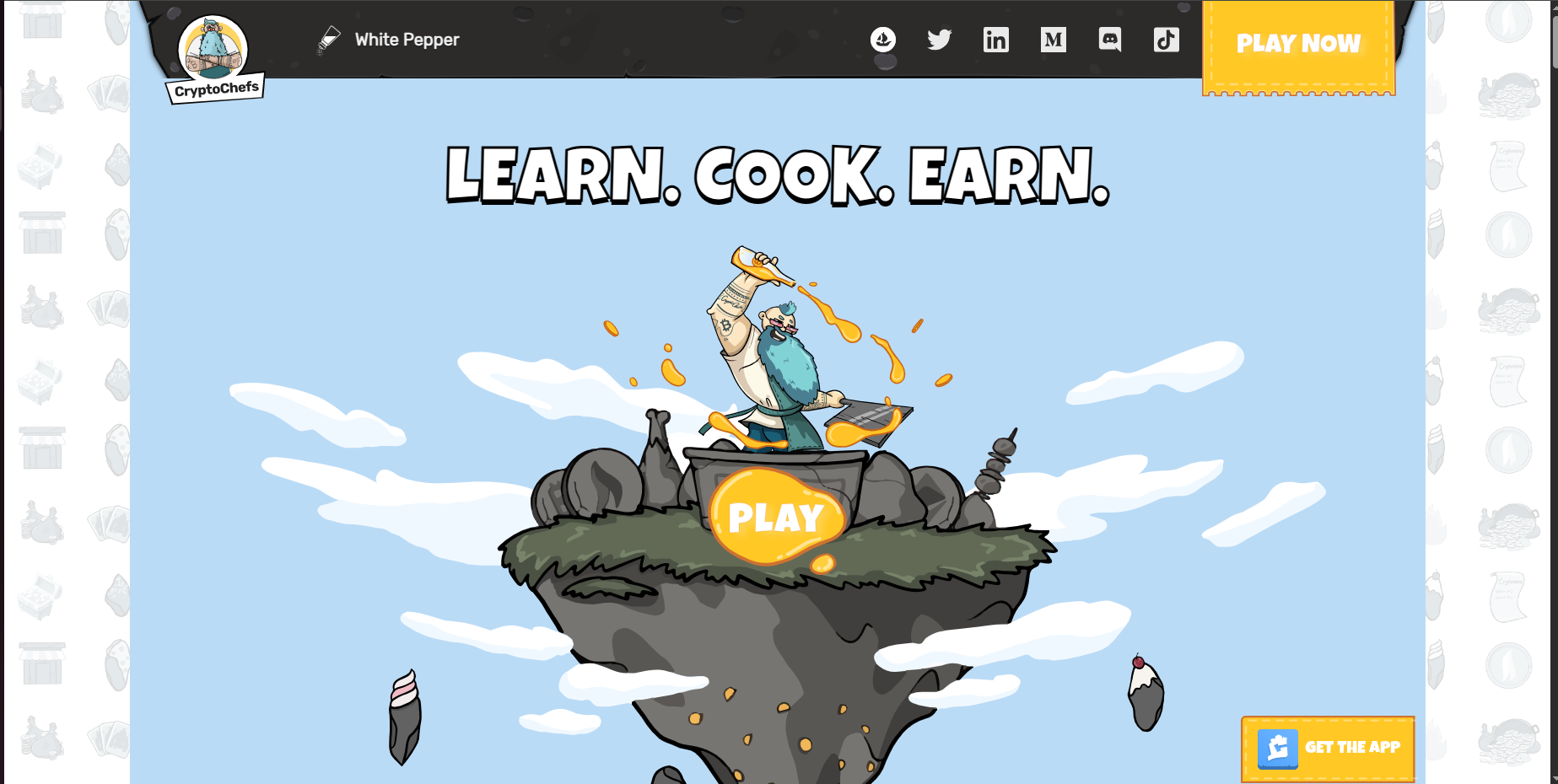 Cryptochefs Landing Page